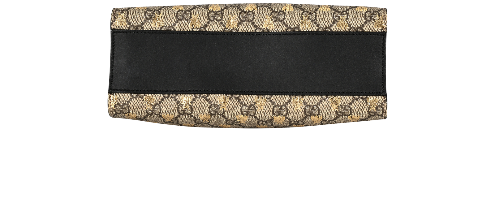 GG Supreme Bee Shoulder Bag, &pound;850, Handbags, Beige/Black, Canvas/Leather, Top view